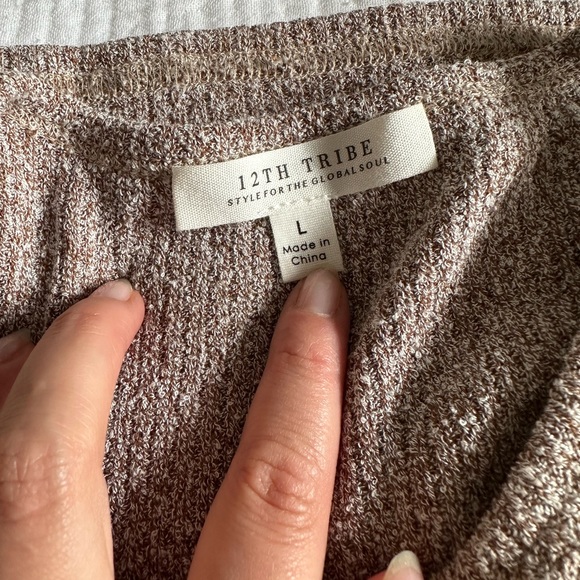 12th Tribe Sutton Cocoa Knit Maxi Dress - Picture 8 of 10